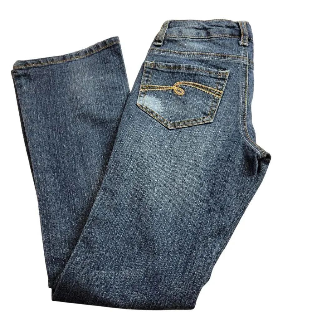 Justice distressed jeans 10 slim